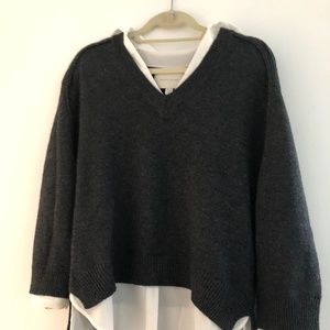 Sweater/undershirt combo!